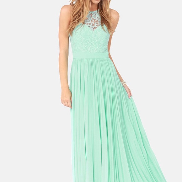 BARIANO TEAL MINT GREEN LONG DRESS XSMALL - Picture 2 of 7